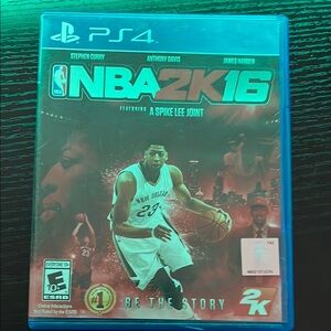 NBA 2K16 PS4 Game Blue Edition